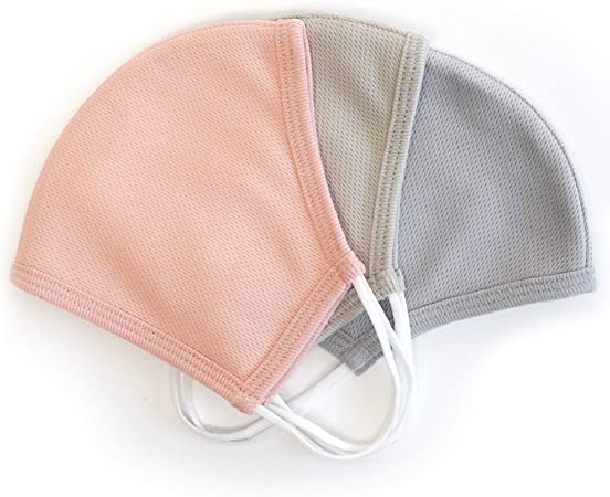 Photo 1 of EnerPlex Comfort 3-Ply Reusable Face Mask - Breathable Comfort, Fully Machine Washable, Face Masks Large (3-Pack) - Muted Metals/Cool Naturals 3 pack 
