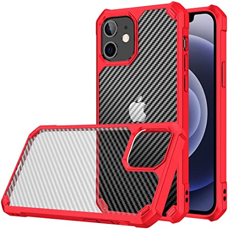 Photo 1 of ZenRich Hard Case for iPhone 11, zenrich Clear Back Cover Bumper Phone Cases Cover for iPhone 11 (2019) 6.1-Inch, Anti-Yellowing/Hard PC Back/Shockproof/Anti-Scratch/Fingerprint Resistant, red  2 pack 