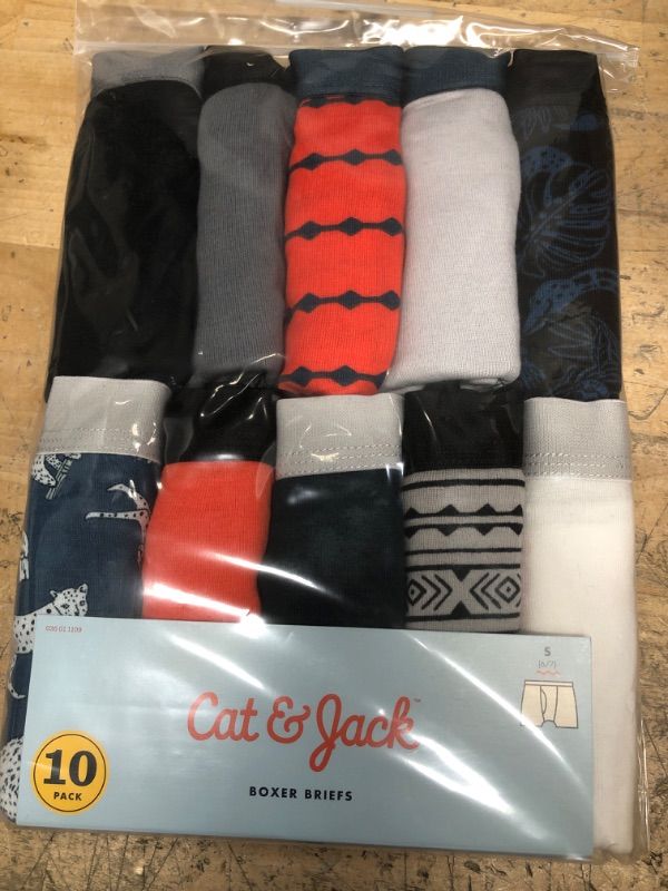 Photo 2 of Boys' 10pk Boxer Briefs - Cat & Jack™ SIZE SMALL (6/7)
