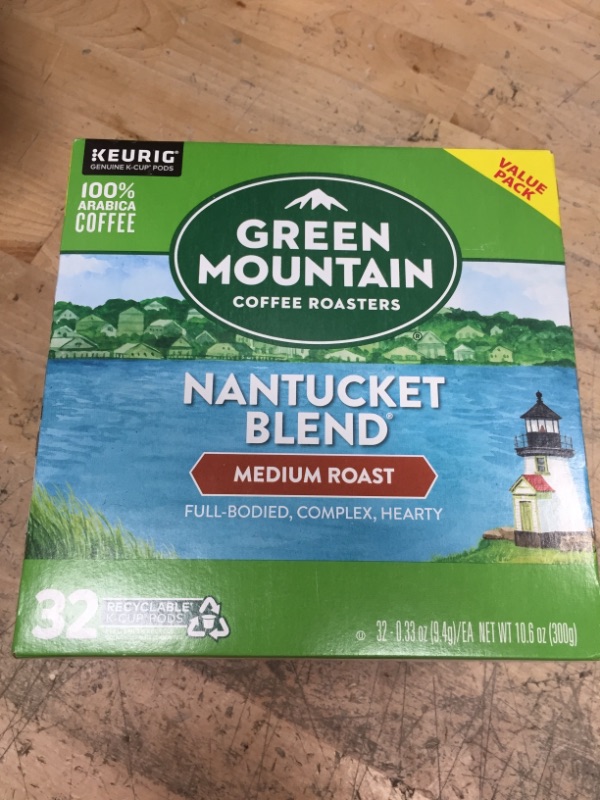 Photo 2 of **BEST BY DEC 13/23-SOLD AS IS-NO RETURNS**
Green Mountain Coffee Nantucket Blend K-Cup Pods, Medium Roast, 32 Count for Keurig Brewers
