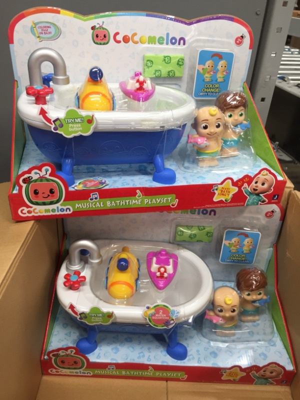 Photo 2 of CoComelon Bathtub Playset 2 PACK

