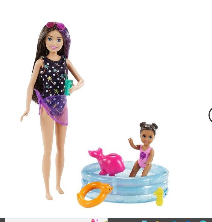 Photo 1 of Barbie Skipper Babysitters Inc Dolls and Playset - Pool 2PACK

