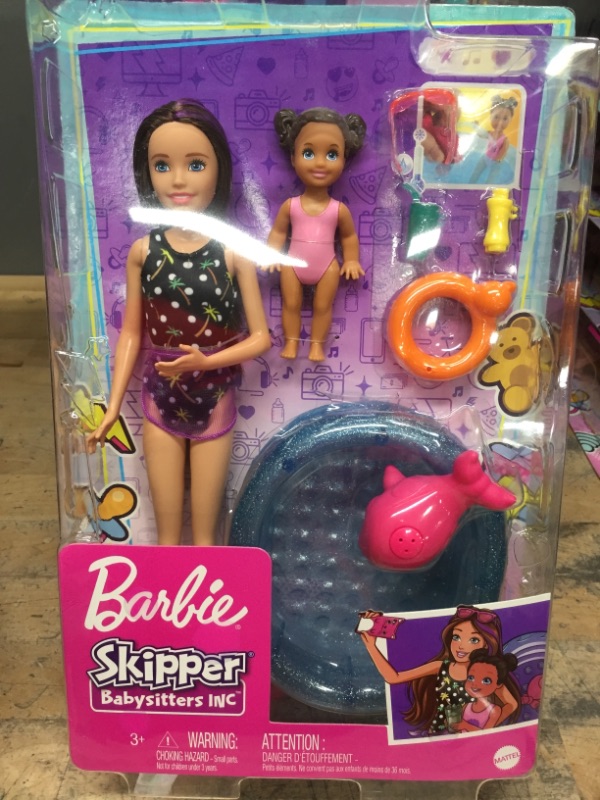 Photo 2 of Barbie Skipper Babysitters Inc Dolls and Playset - Pool 2PACK

