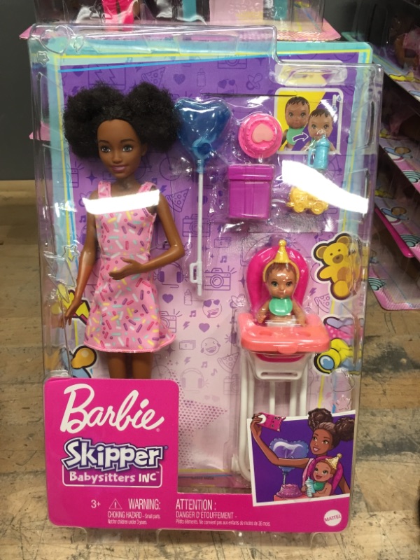 Photo 1 of Barbie Skipper Babysitters Inc Dolls and Playset - Black Hair 2PACK

