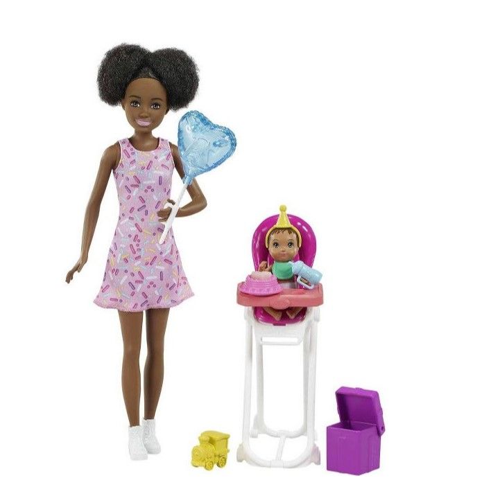 Photo 1 of Barbie Skipper Babysitters Inc Dolls and Playset - Black Hair 2PACK

