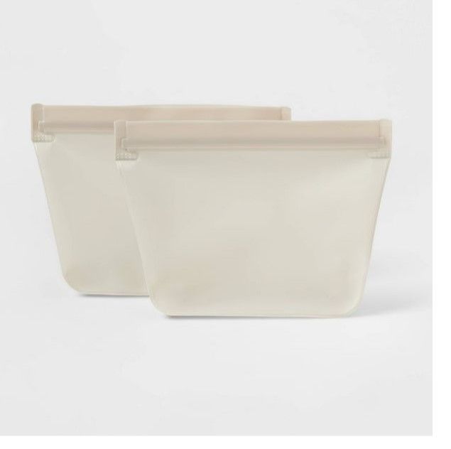 Photo 1 of 2pk Reusable Sandwich Bag Sandstorm - Room Essentials™ 24PACK

