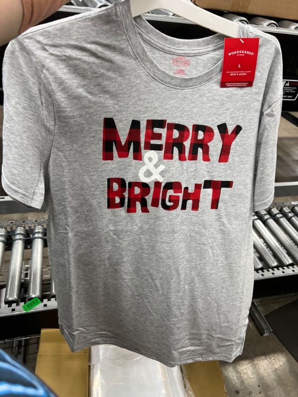 Photo 2 of 12 PCKS OF Women's Merry & Bright Pajama T-Shirt // SIZE LARGE 
