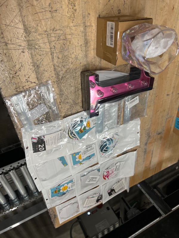 Photo 1 of **NONREFUNDABLE** AMAZON GOODS SOLD AS IS volleyball sticker, wine cups, number 1 ect