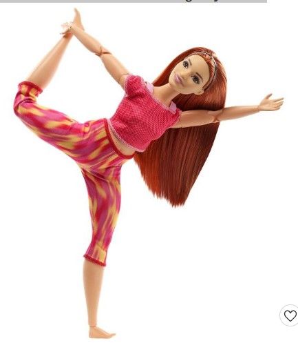 Photo 1 of ?Barbie Made to Move Doll - Orange Dye Pants

