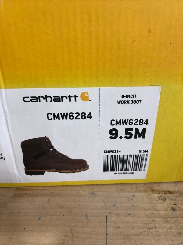 Photo 2 of Carhartt Men's Traditional Welt 6 in. Lace up Work Boot - Composite Toe - Brown 09.5(M)
