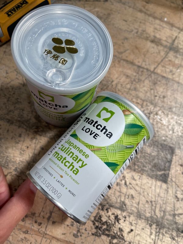 Photo 1 of 2 PACK (BB 07/22) Matcha Love Culinary Matcha 3.5 Ounce Finely Milled Green Tea Leaves, Japanese Style Matcha Powder
