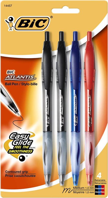 Photo 1 of 4 Count Assorted Colors Atlantis Medium Retractable [Set of 6]
