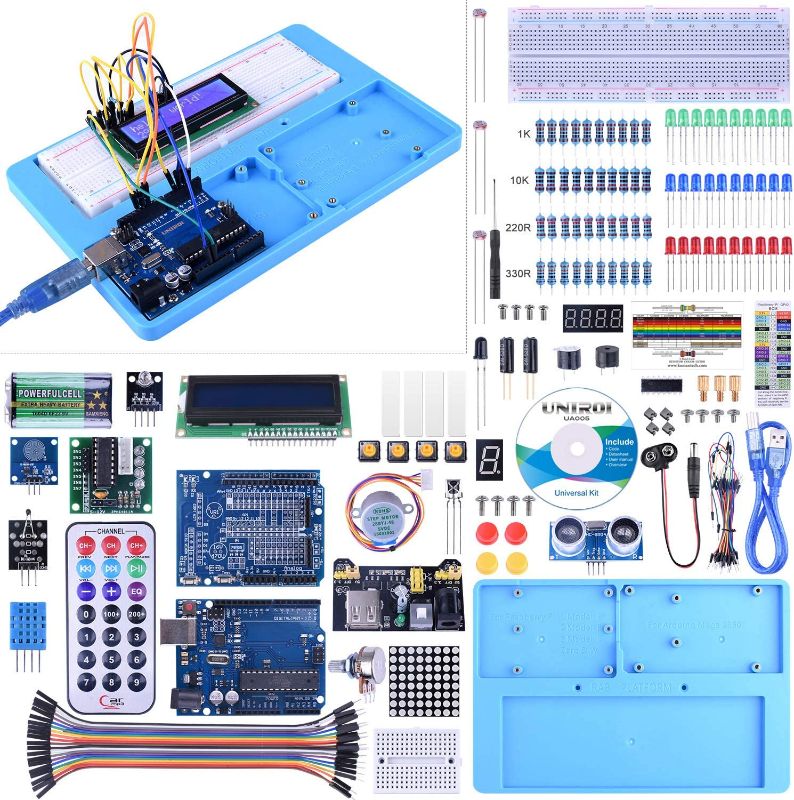 Photo 1 of KINCREA Ultimate Starter Kit, Upgraded Project Starter Kit for Robot Nano Breadbroad Kit with RAB Holder, 260 Pages Free Tutorials
