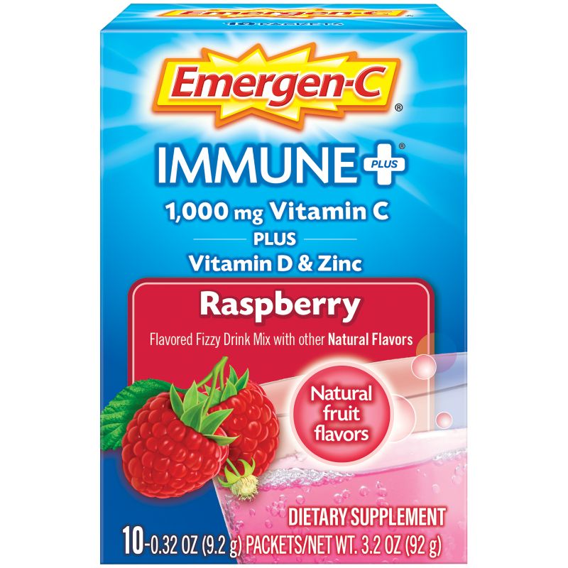 Photo 1 of ** EXP: JUN 2023 **   ** NON -REFUNDABLE **   ** SOLD AS IS**  ** SETS OF 2**
Emergen-C Immune + Raspberry 3.1 Oz by Alacer
