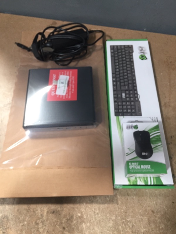 Photo 3 of HP EliteDesk 800 G3 Mini Business Desktop PC Intel Quad-Core i5-6500T up to 3.1G,16G DDR4,256G SSD,VGA,DP Port,Windows 10 Professional 64 Bit-Multi-Language-English/Spanish (Renewed)COME WITHCOMFORTABLE BT Keyboard and E-M87 OPTICAL MOUSE AND CHAGER
