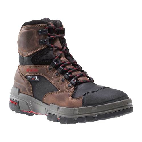 Photo 1 of Wolverine Men's Legend Waterproof 6 in. Work Boots - Composite Toe - Brown Size 11.5(M)
