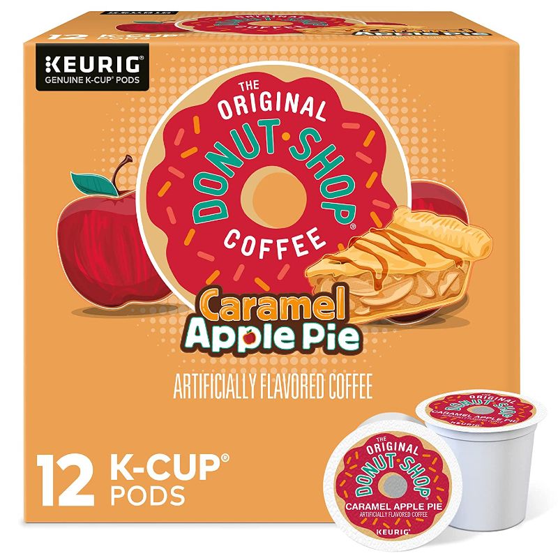 Photo 1 of **NON-REFUNDABLE**
BEST BY 8/4/22
The Original Donut Shop Coffee, Keurig K-Cup Pod, Light Roast, Caramel Apple Pie, 12 Count