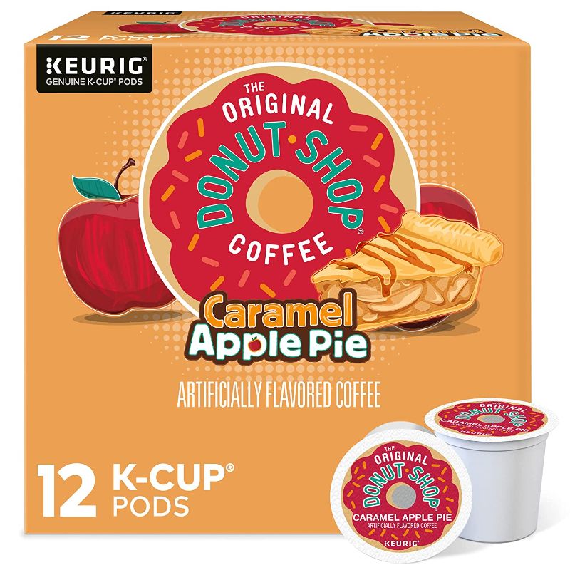 Photo 1 of **NON-REFUNDABLE**
BEST BY 8/4/22
The Original Donut Shop Coffee, Keurig K-Cup Pod, Light Roast, Caramel Apple Pie, 12 Count
