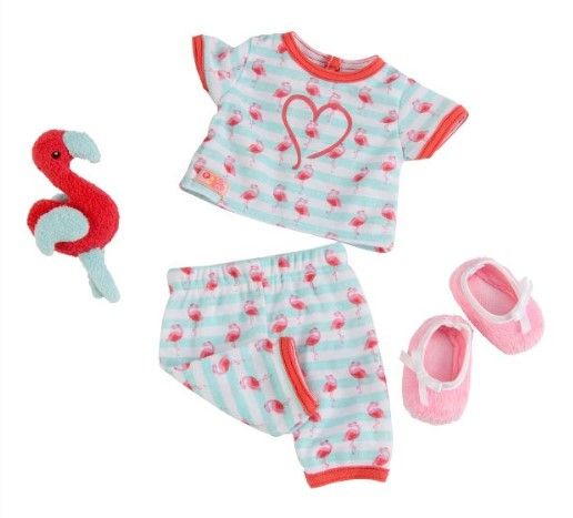 Photo 1 of CASE OF 8: Our Generation Early Bird Pajama Outfit for 18" Dolls

