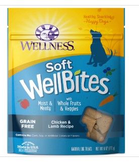 Photo 1 of ***non-refundable***
best by 7/25/22
8 Wellness Rewarding Life Chicken & Lamb Grain-Free Soft & Chewy Dog Treats, 6-oz Bag
