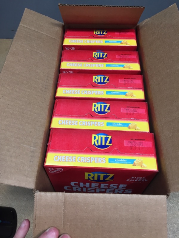 Photo 2 of ***non-refundable***
best by 5/27/22
5 Ritz Cheese Crispers Cheddar - 7oz