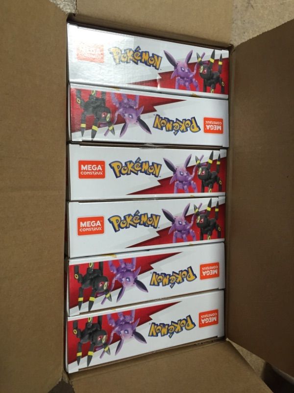 Photo 1 of Bundle of 6
Mega Pokemon Umbreon & Espeon Building Set with 122 Bricks and Special Pieces, Toy Gift Set for Ages 6 and Up