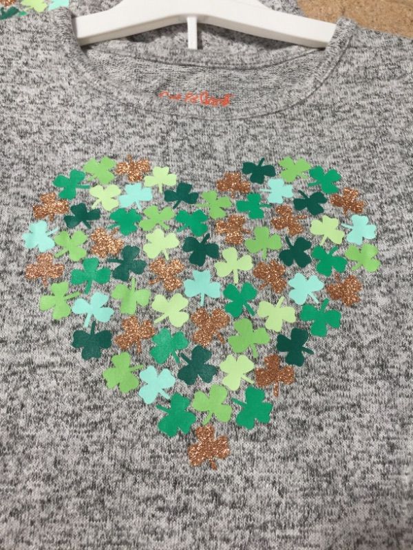 Photo 1 of Bundle of 2 
Toddler Girls' Shamrock Heart Long Sleeve Cozy Top and Leggings Set - Cat & Jack™ 4T 