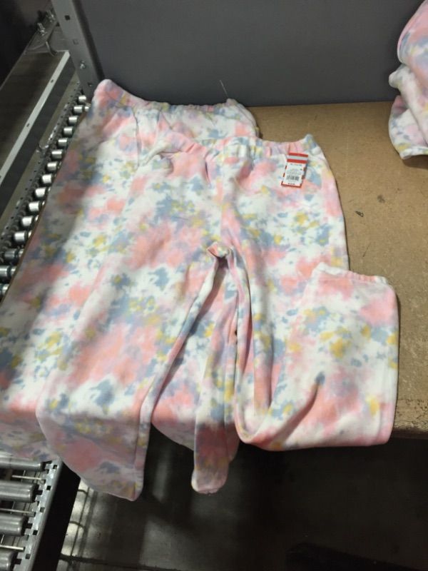 Photo 2 of Bundle of 2
Cat & Jack Girls' Soft Fleece Pull-On Jogger Pants Warm Pink Tie Dye XL
