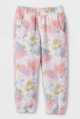 Photo 1 of Bundle of 2
Cat & Jack Girls' Soft Fleece Pull-On Jogger Pants Warm Pink Tie Dye XL
