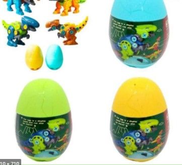 Photo 1 of 4 Pack Dinosaur DIY Eggs Kids Toys 