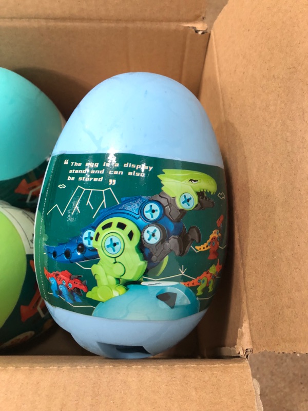 Photo 4 of 4 Pack Dinosaur DIY Eggs Kids Toys 