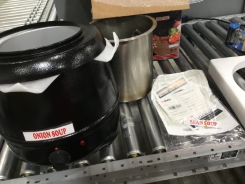 Photo 4 of Winco Electric Soup Warmer, 10.5-Quart,Black