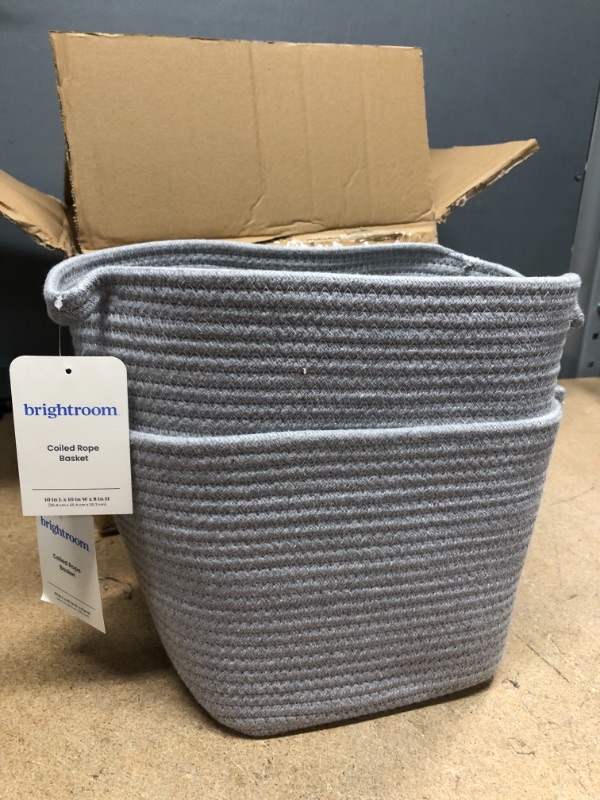 Photo 2 of 2 PACK: Bath Basket Crate Gray - Brightroom™

