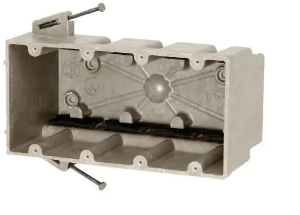Photo 1 of **Set of 4** FiberglassBox 4-Gang New Work Electrical Box, 
