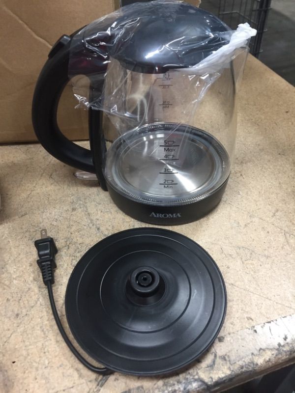 Photo 1 of Aroma 1.2L Glass Kettle

