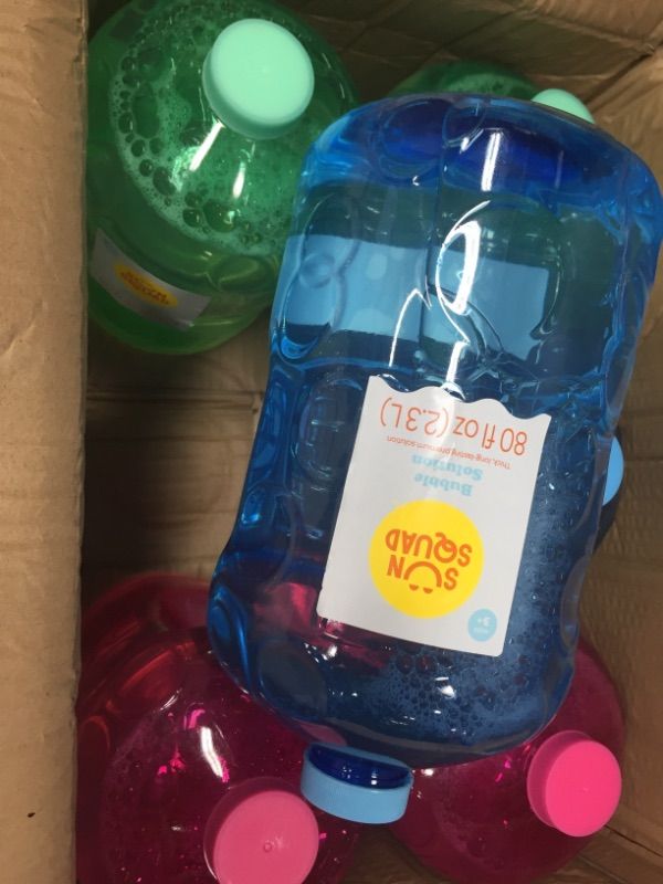 Photo 1 of **SET OF 6** Bubble Solution 80oz - Sun Squad 
