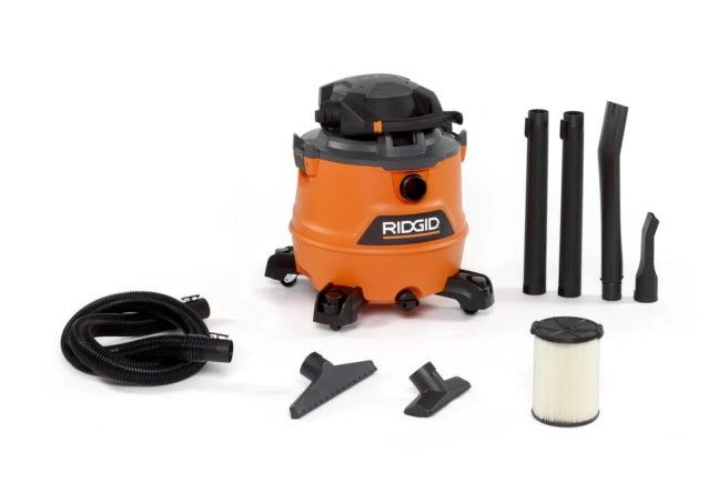 Photo 1 of ***DISPLAY MODEL ONLY** RIDGID HD1200 Orange NXT Wet Dry Vacuum 6.5 HP 16 Gal. with Detachable Blower
