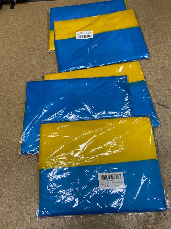 Photo 2 of 5 Packs of Ukraine Flag 3x5 Ft, without Flagpole