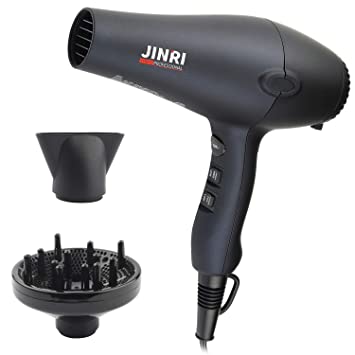 Photo 1 of JINRI 1875W Lightweight DC Motor Low Noise Hair Dryer Negative Ionic Cold Shot