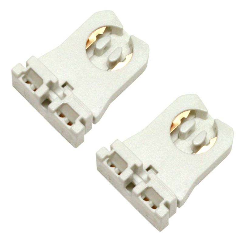 Photo 1 of ** SETS OF 18 ***
Sylvania 48172 - Medium Bi Pin Turn Type Fluorescent Lampholder Socket (2 Pack) (FLHMBPLP LAMP HOLDER 2PK)
