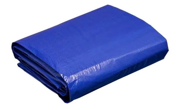 Photo 1 of 12 ft. W x 10 ft. L Blue Medium Duty Tarp
