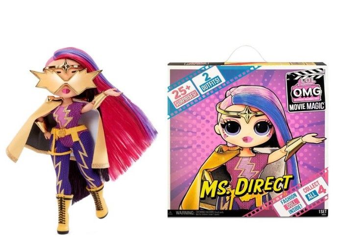 Photo 1 of ** SETS OF 4**
L.O.L. Surprise! O.M.G. Movie Magic Ms. Direct Fashion Doll with 25 Surprises & 2 Outfits


