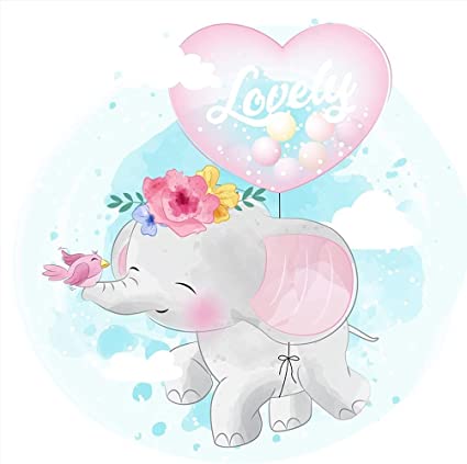 Photo 1 of Cykapu Diamond Painting Kits for Elephant with Bird, DIY 5D Kids Diamond Art Painting, Home Decorate The Walls Full Drill Painting Art Crafts(20x20cm 7.9x7.9inch)