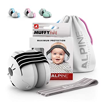 Photo 1 of Alpine Muffy Baby Ear Protection for Babies and Toddlers up to 36 Months – Noise Reduction Earmuffs for Toddlers & Children – Comfortable Infant Ear Muffs Prevent Hearing Damage & Improve Sleep, Black