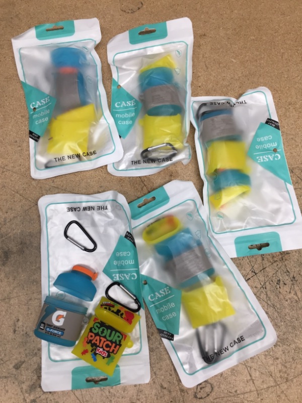 Photo 2 of 5 Packs of Sport Water + Food Air Pod Accessories with Keychain