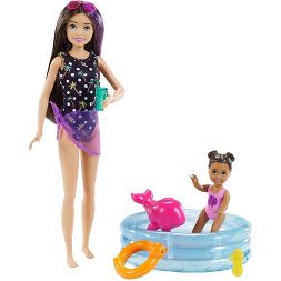 Photo 1 of 2 pack - Barbie Skipper Babysitters Inc Dolls and Playset - Pool

