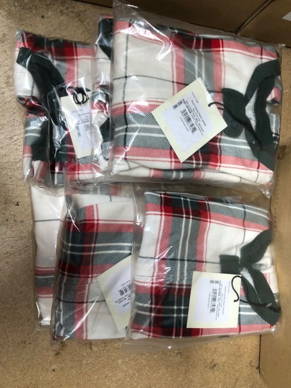 Photo 2 of BUNDLE OF 6, Baby Holiday Plaid Union Suit - Hearth & Hand with Magnolia 3-6M
