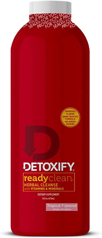 Photo 1 of *EXPIRES July 2022, NON REFUNDABLE*
Detoxify – Ready Clean Herbal Cleanse – Tropical – 16 oz – Professionally Formulated Herbal Detox Drink – Enhanced with Milk Thistle Seed Extract & Burdock Root Extract 