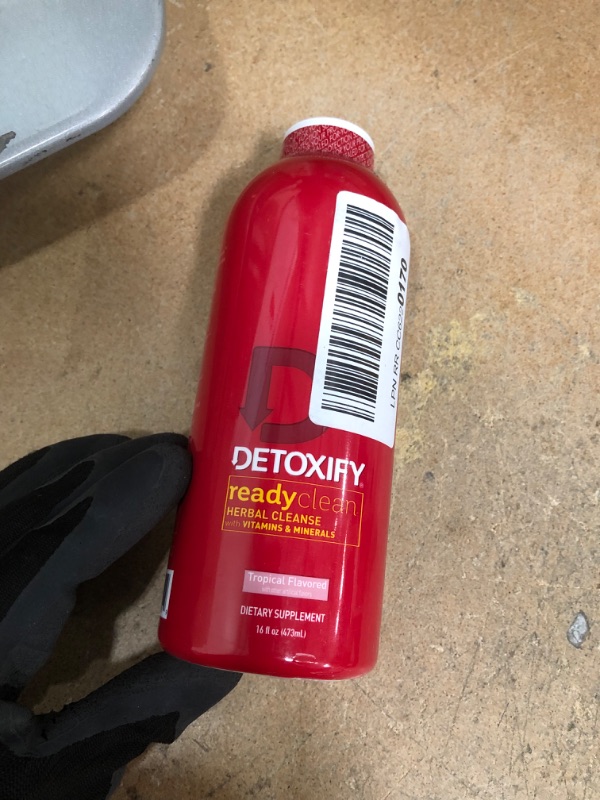 Photo 2 of *EXPIRES July 2022, NON REFUNDABLE*
Detoxify – Ready Clean Herbal Cleanse – Tropical – 16 oz – Professionally Formulated Herbal Detox Drink – Enhanced with Milk Thistle Seed Extract & Burdock Root Extract 