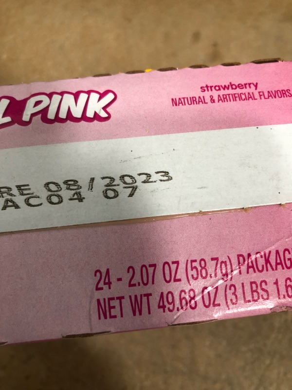 Photo 3 of *EXPIRES Aug 2023, NON REFUNDABLE*
Starburst Limited Edition ALL PINK 2.07oz 24 Count
